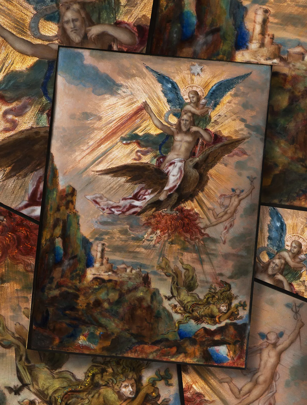 Paul Grandhomme et Gustave Moreau, Jupiter et les Tonnerres, ca. 1897