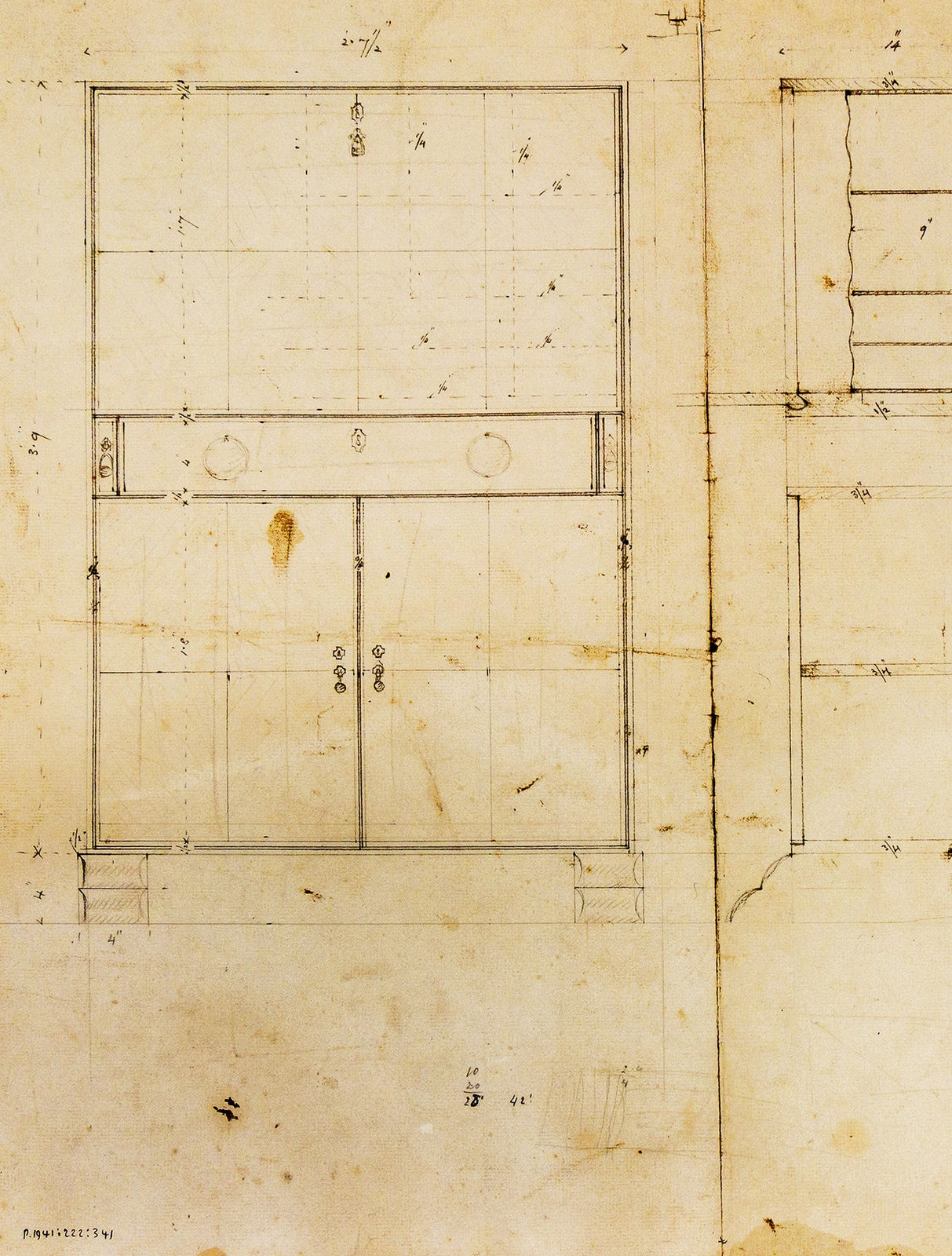 Ernest Gimson, Writing cabinet, 1903