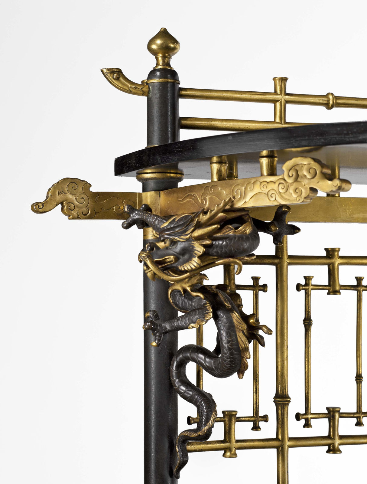 Emile Reiber, Encoignure cabinet-on-stand, 1874 (designed) - 1874-1878 (made)