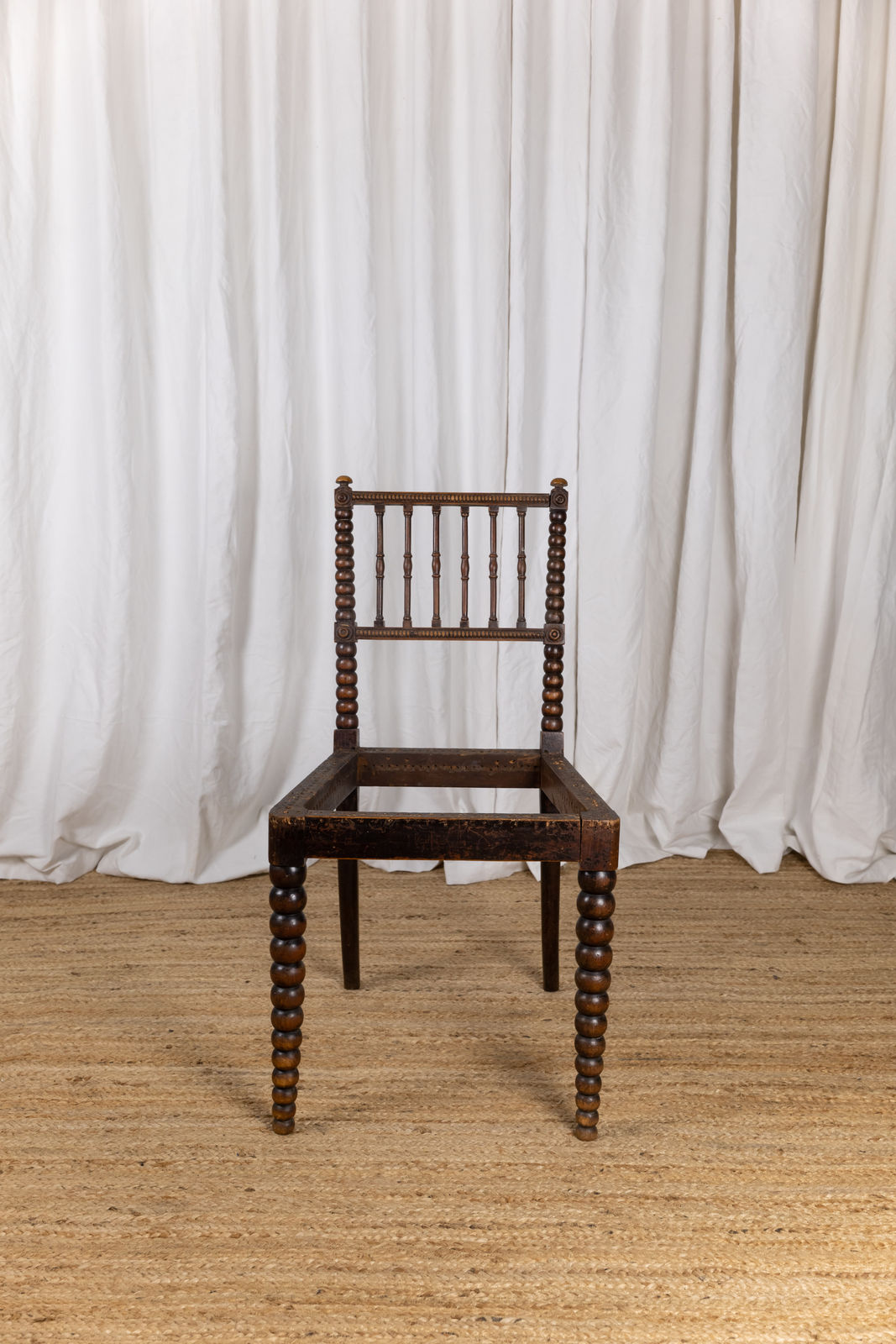 Bobbin Turned Side Chair by E.W. Godwin, Circa 1870
