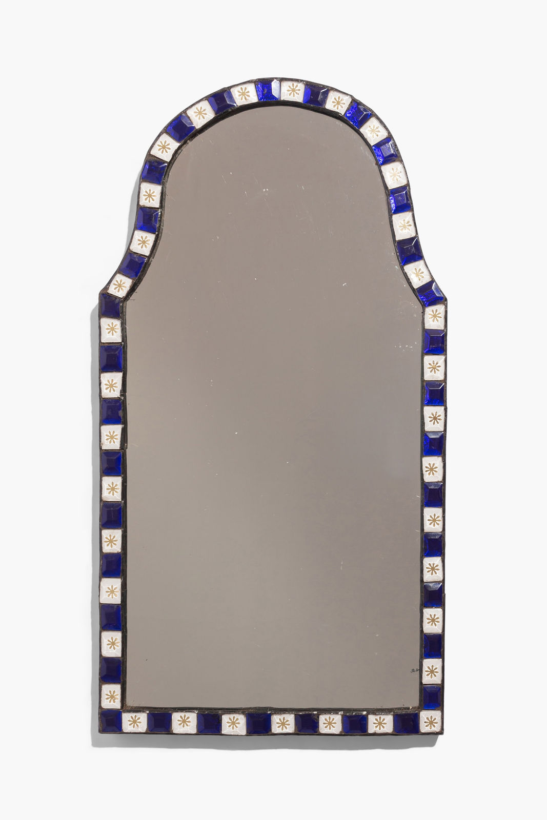 Unusual Irish George III Waterford Glass Mirror