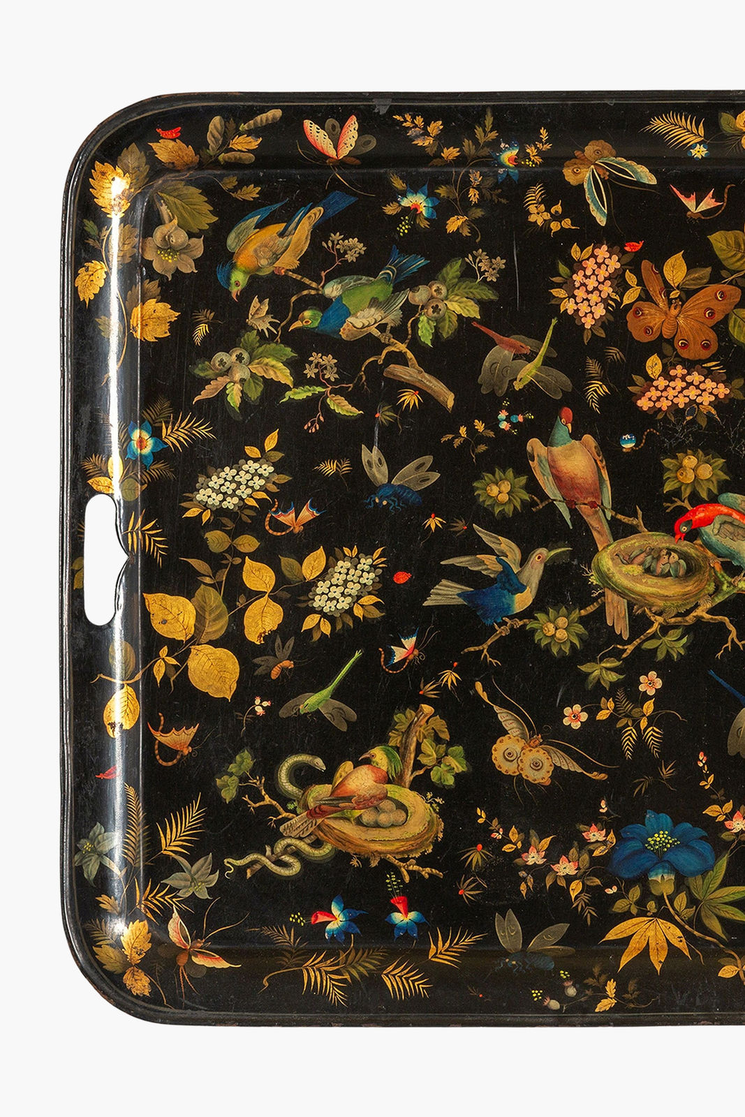 Large 19th Century Italian Toleware Tray, Circa 1860