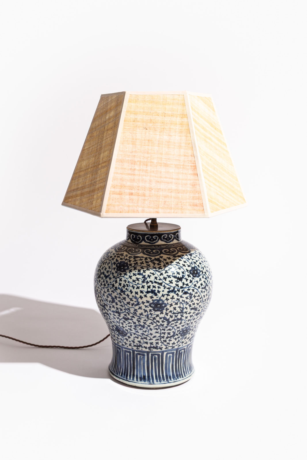 Early 19th Century Chinese Porcelain Jar Lamp