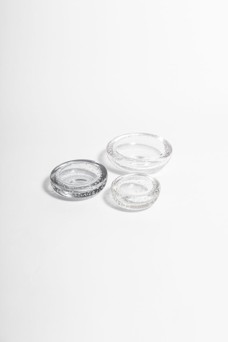 A Collection of Whitefriars Bubble Glass Bowls