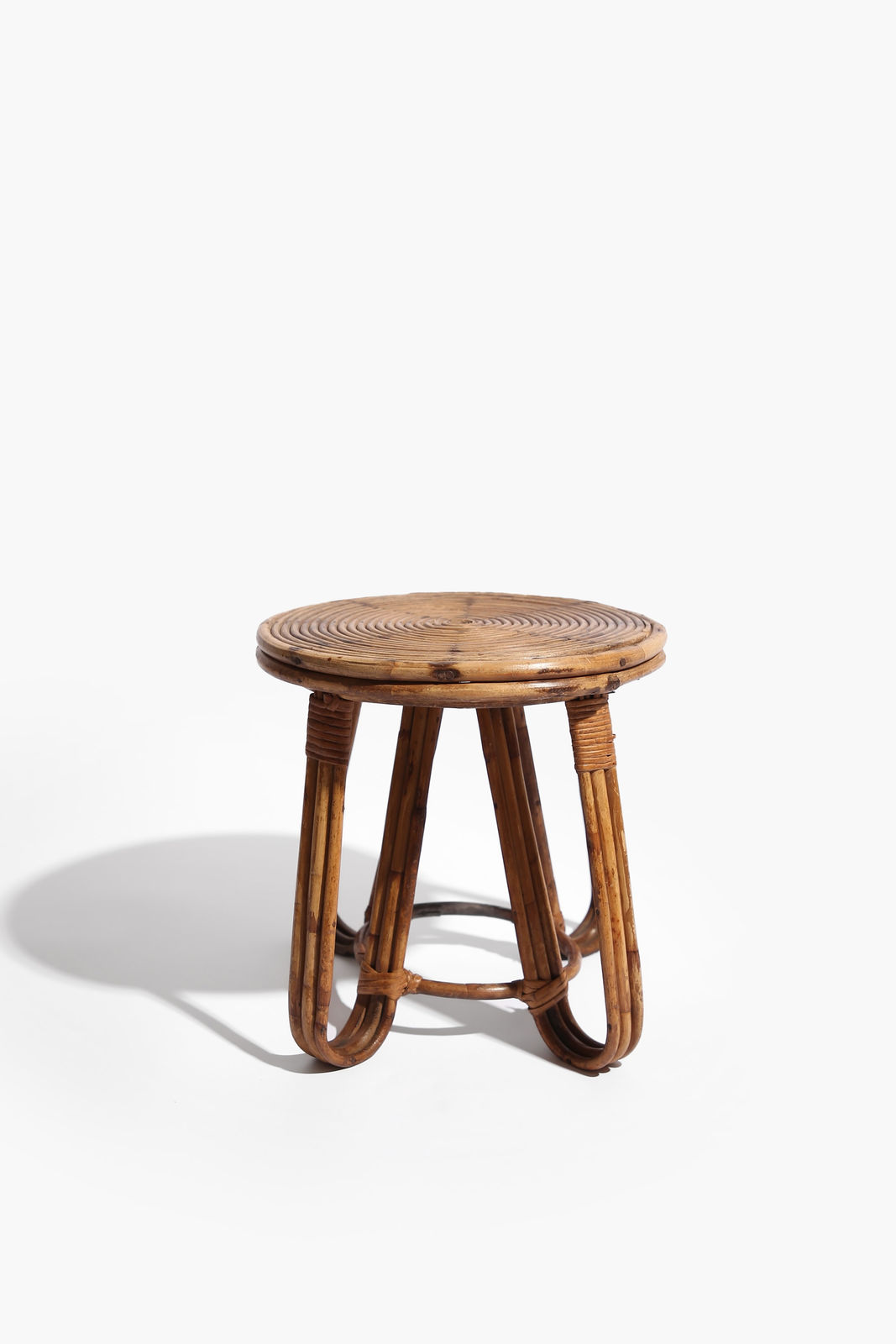 1930s French Cane Low Table