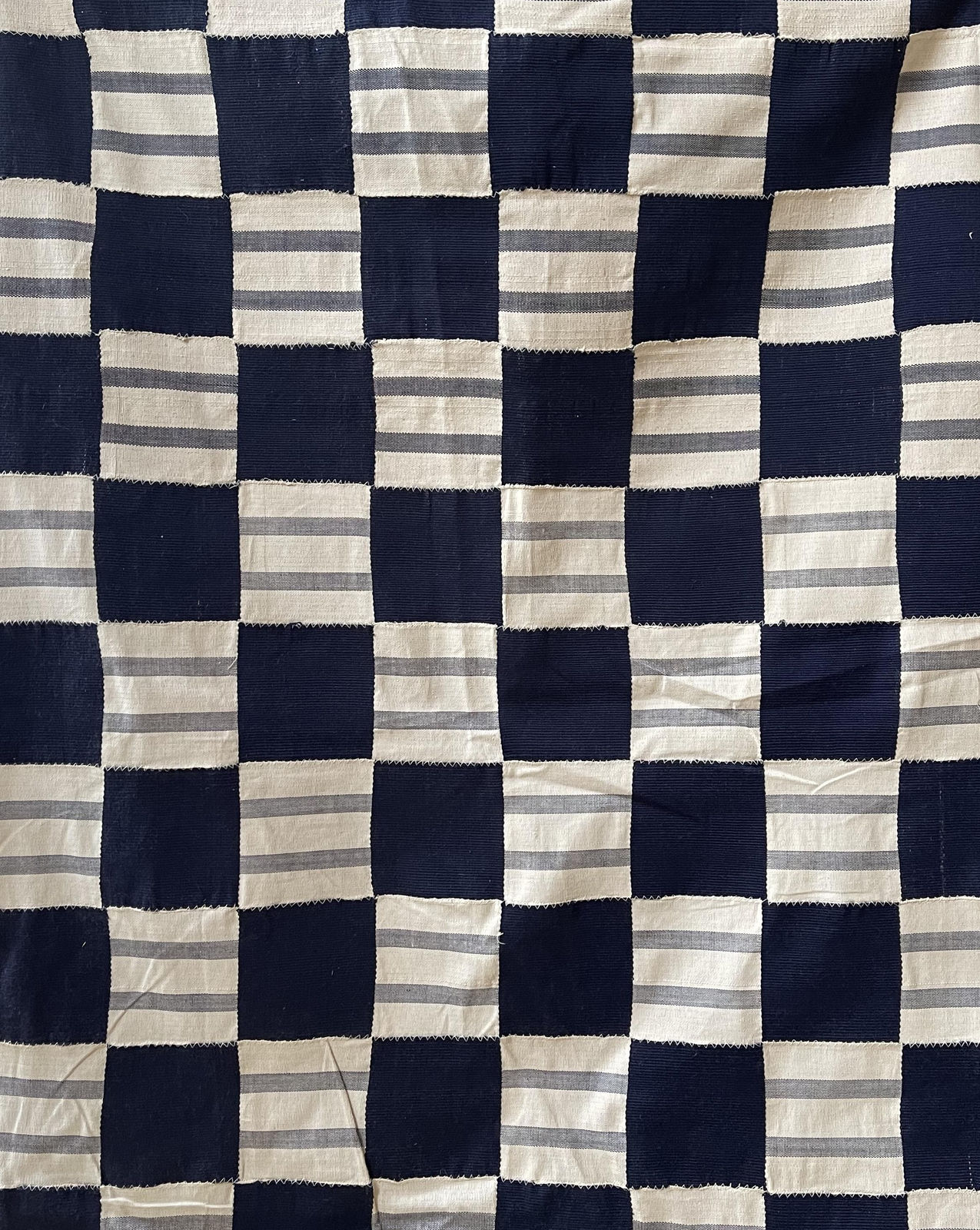 Heavy Cotton Geometric Kente Cloth