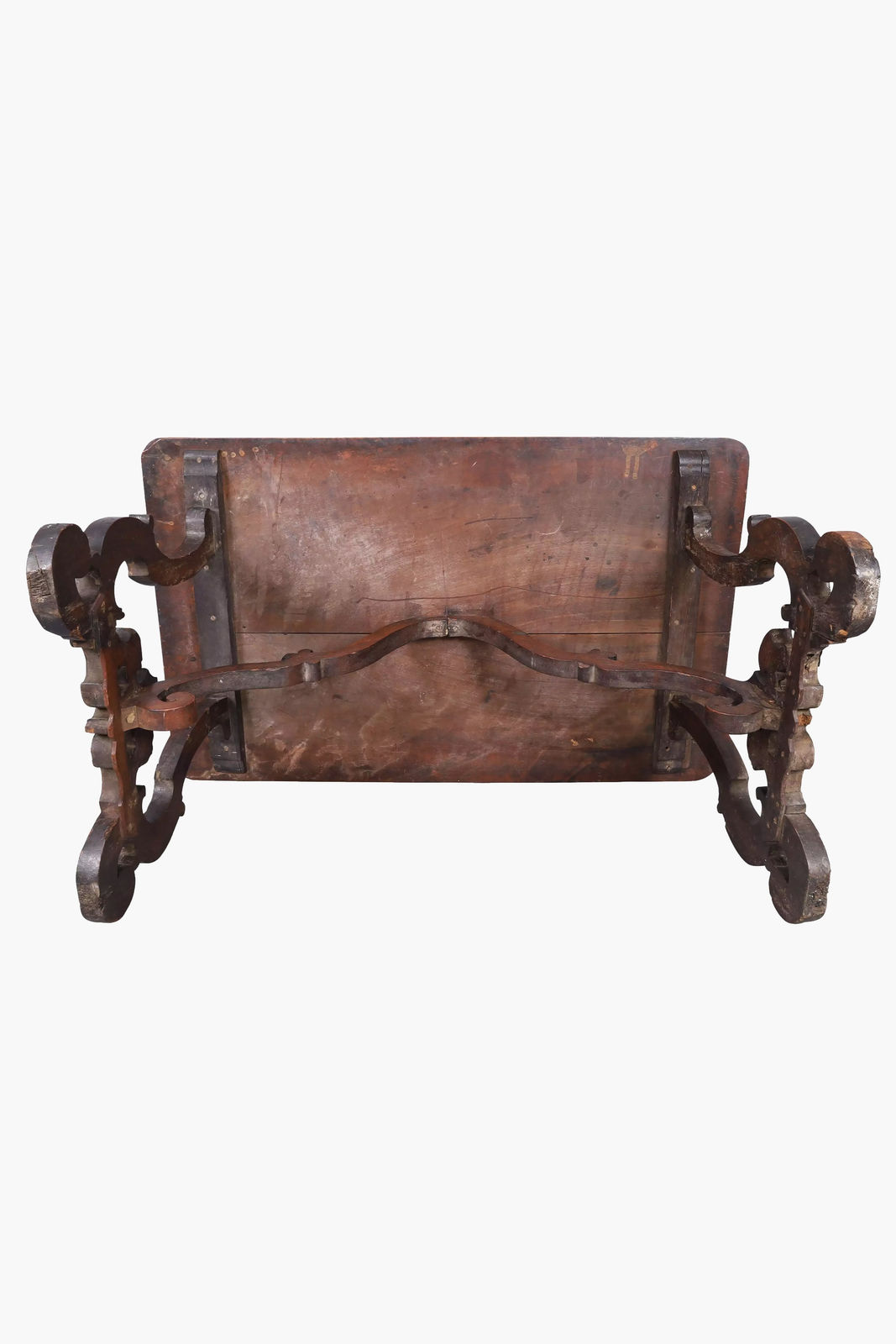 A Spanish Baroque Walnut Centre Table, 18th century