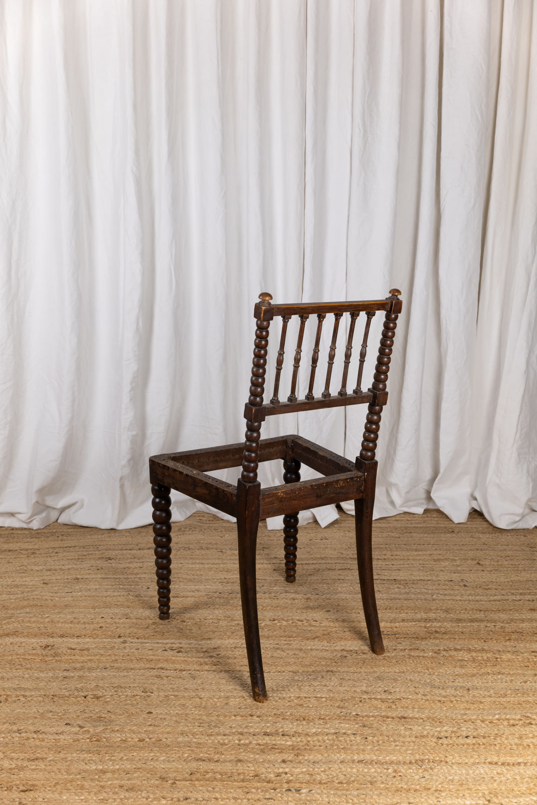 Bobbin Turned Side Chair by E.W. Godwin, Circa 1870