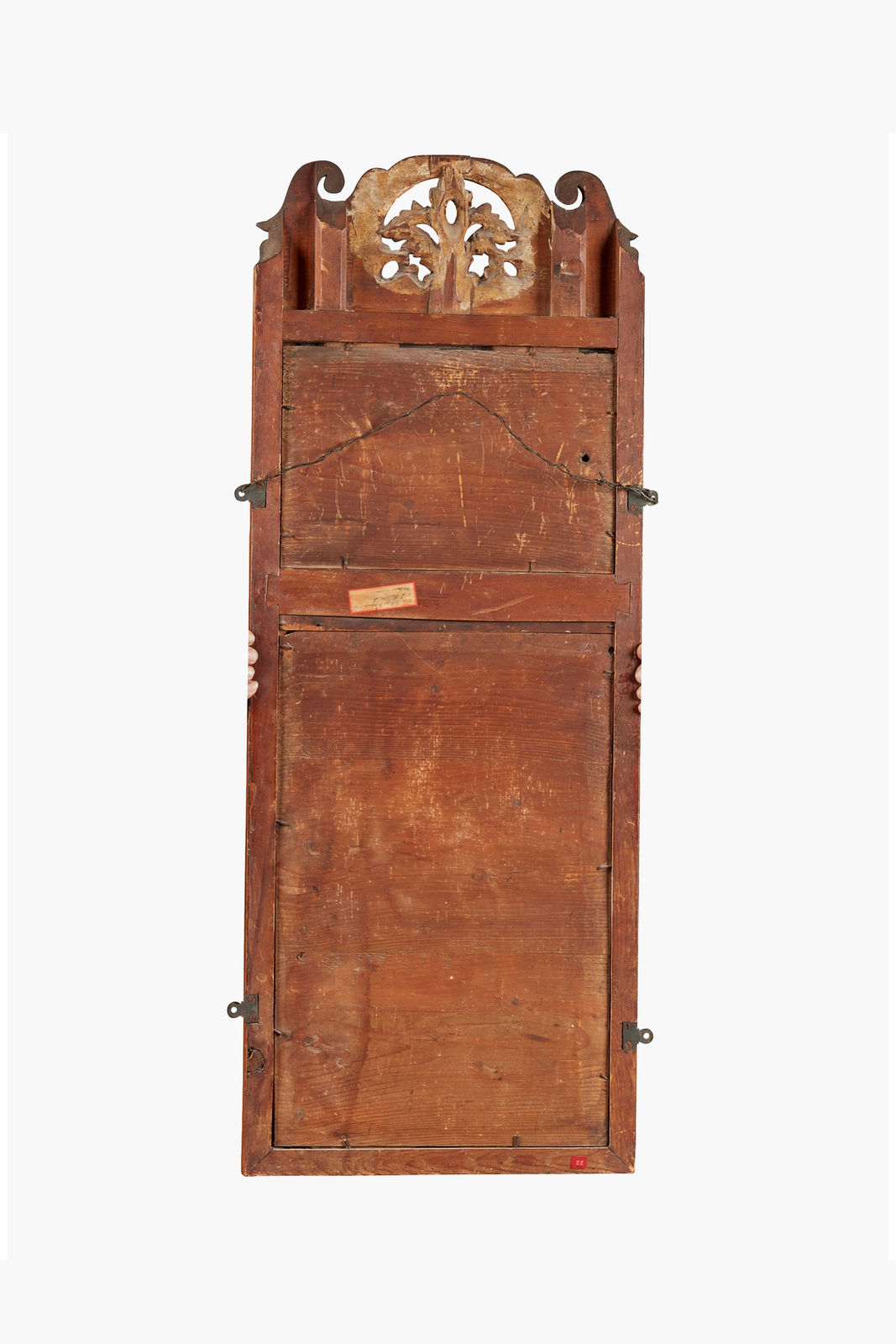 George I Walnut & Parcel-Gilt Mirror, Early 18th Century