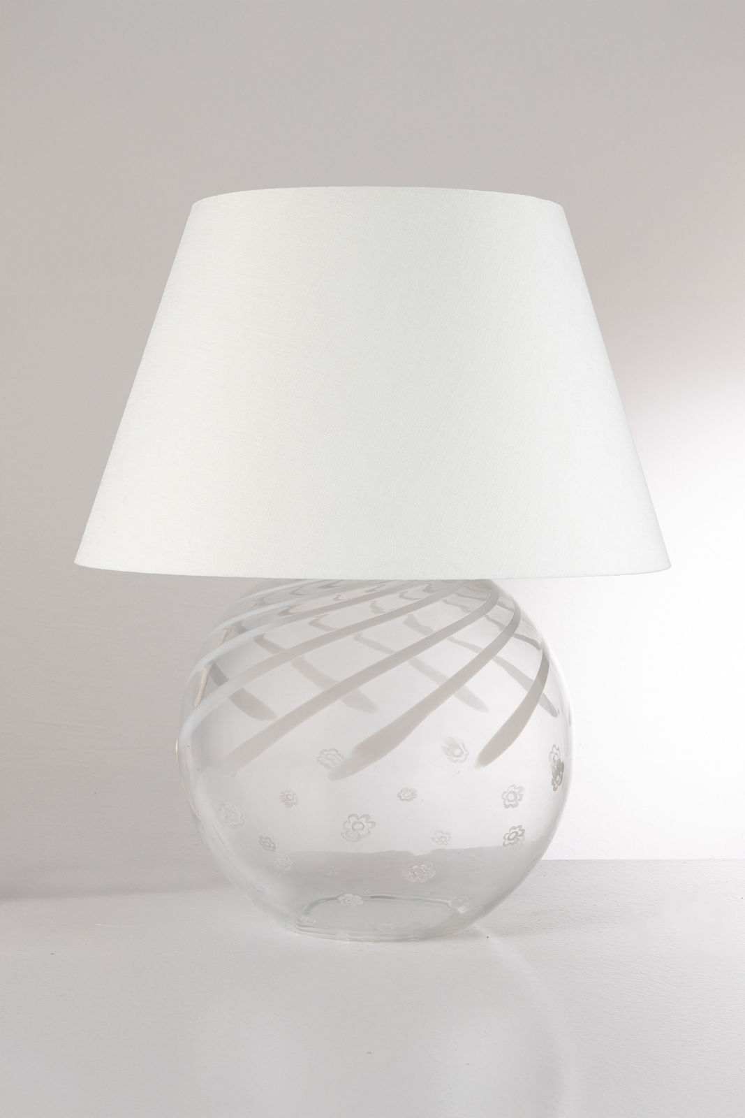 1970s Italian Murano Glass Globe Lamp