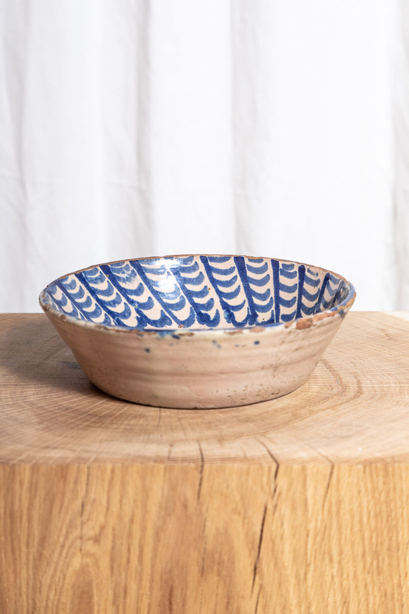 19th Century Spanish Fajalauza Bowl