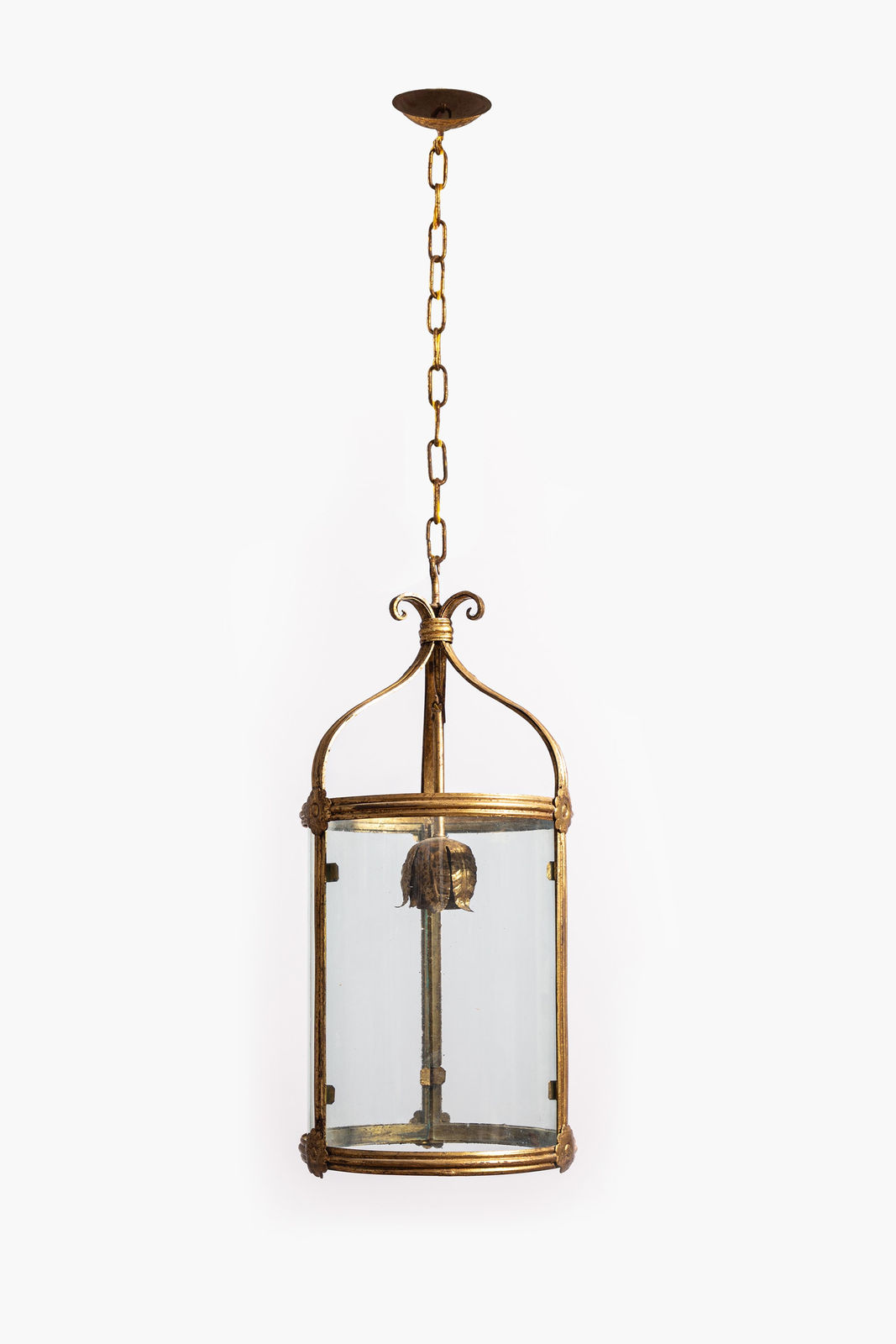 Antique Italian Gilt Toleware Lantern