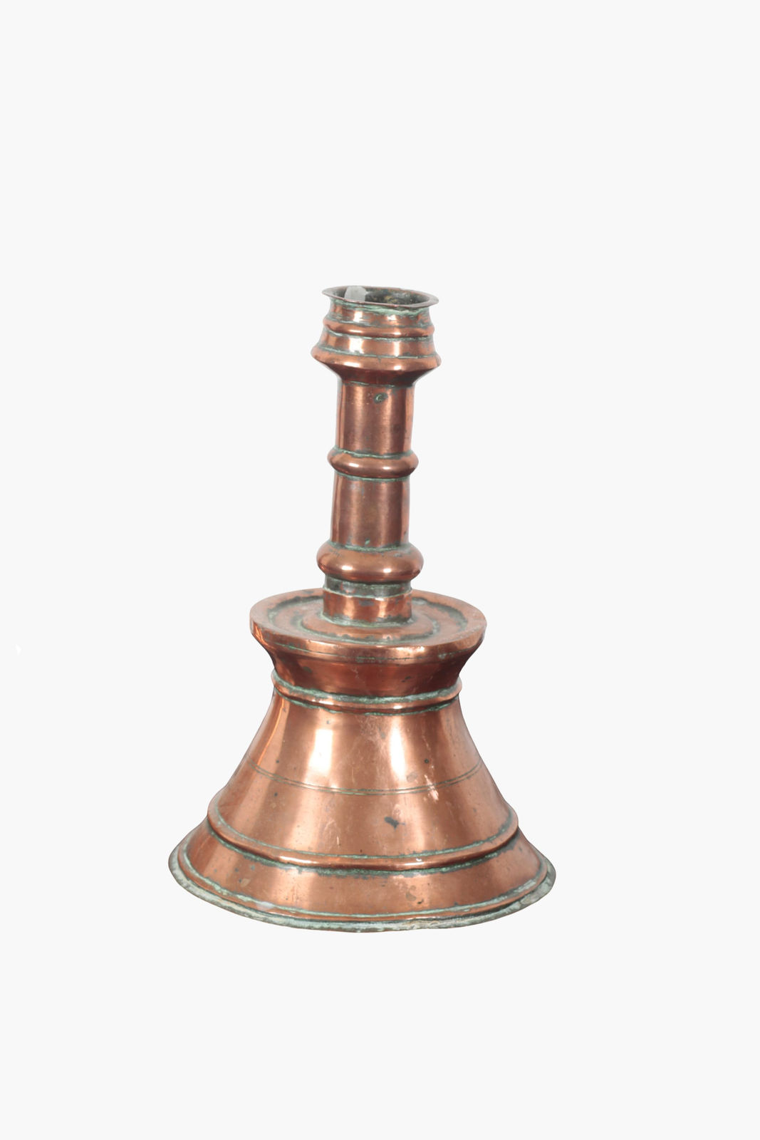 Pair of 19th Century Ottoman Copper Candlesticks