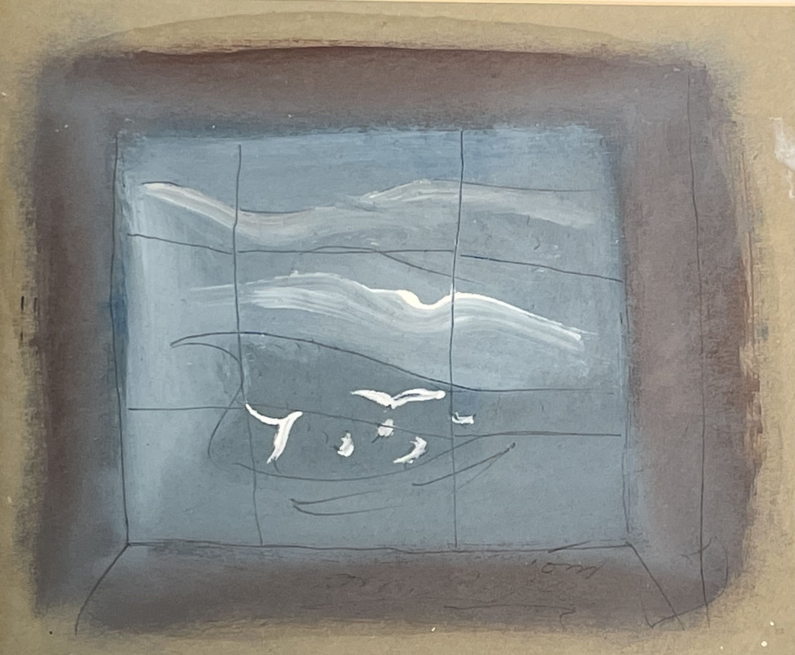 Tony O'Malley, Untitled, Mix Media, 1968