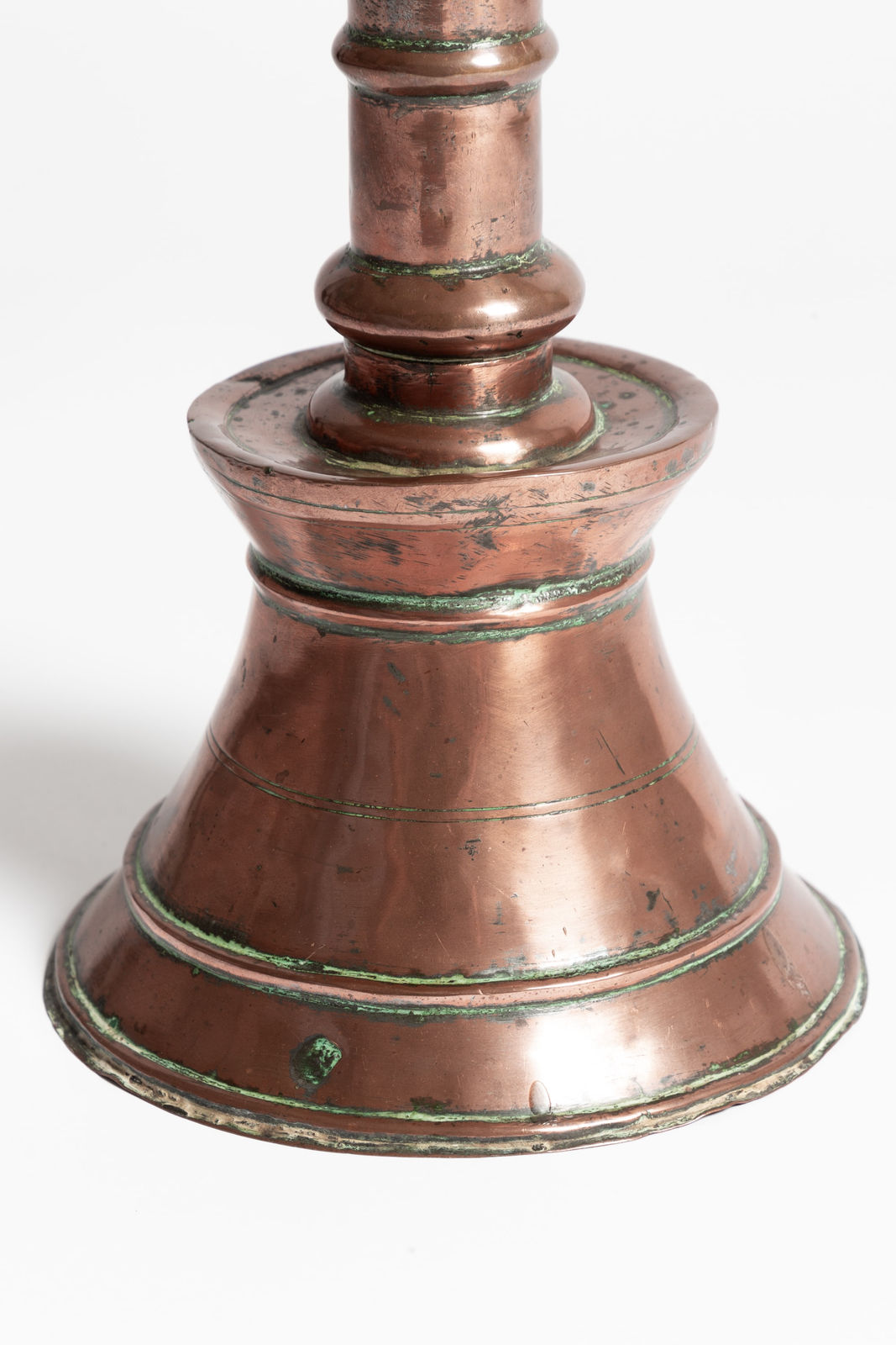 Pair of 19th Century Ottoman Copper Candlesticks