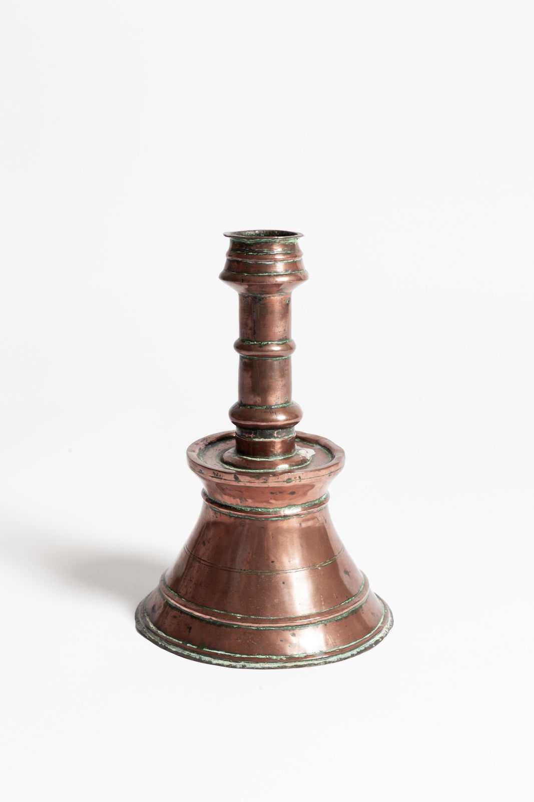 Pair of 19th Century Ottoman Copper Candlesticks