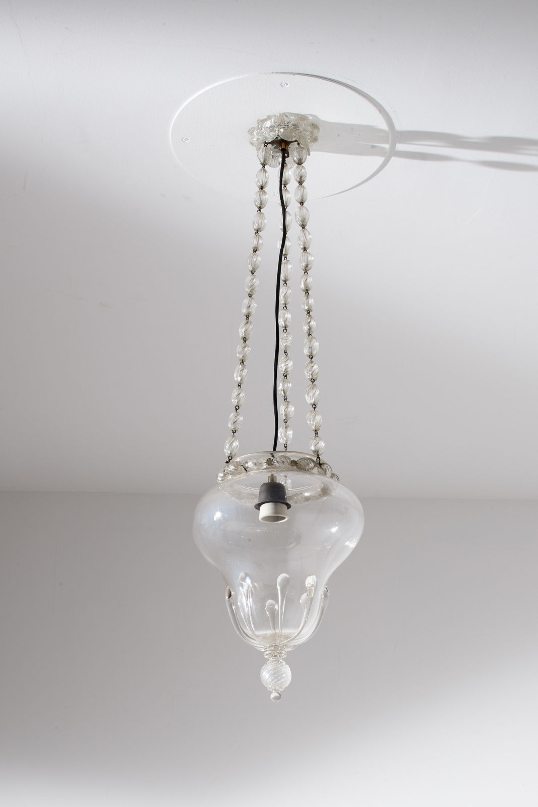 Artemide Seguso, A 1940s Murano Glass Pendant by Seguso