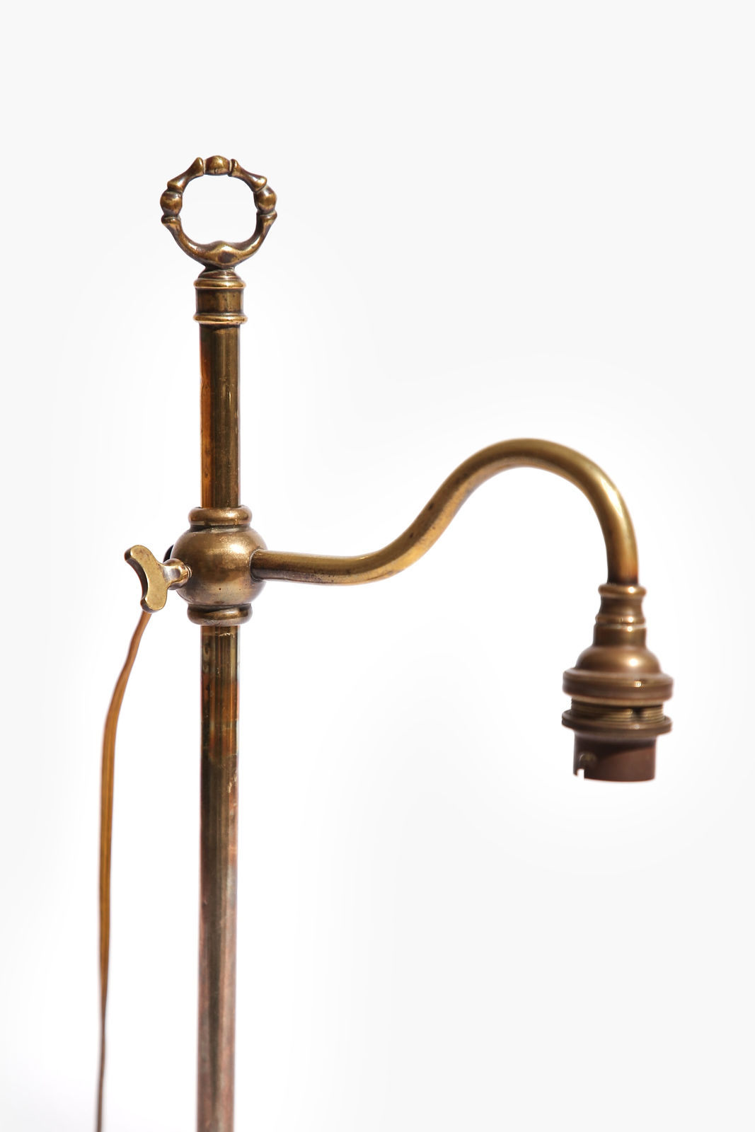 Early 20th Century English Brass Student's Lamp