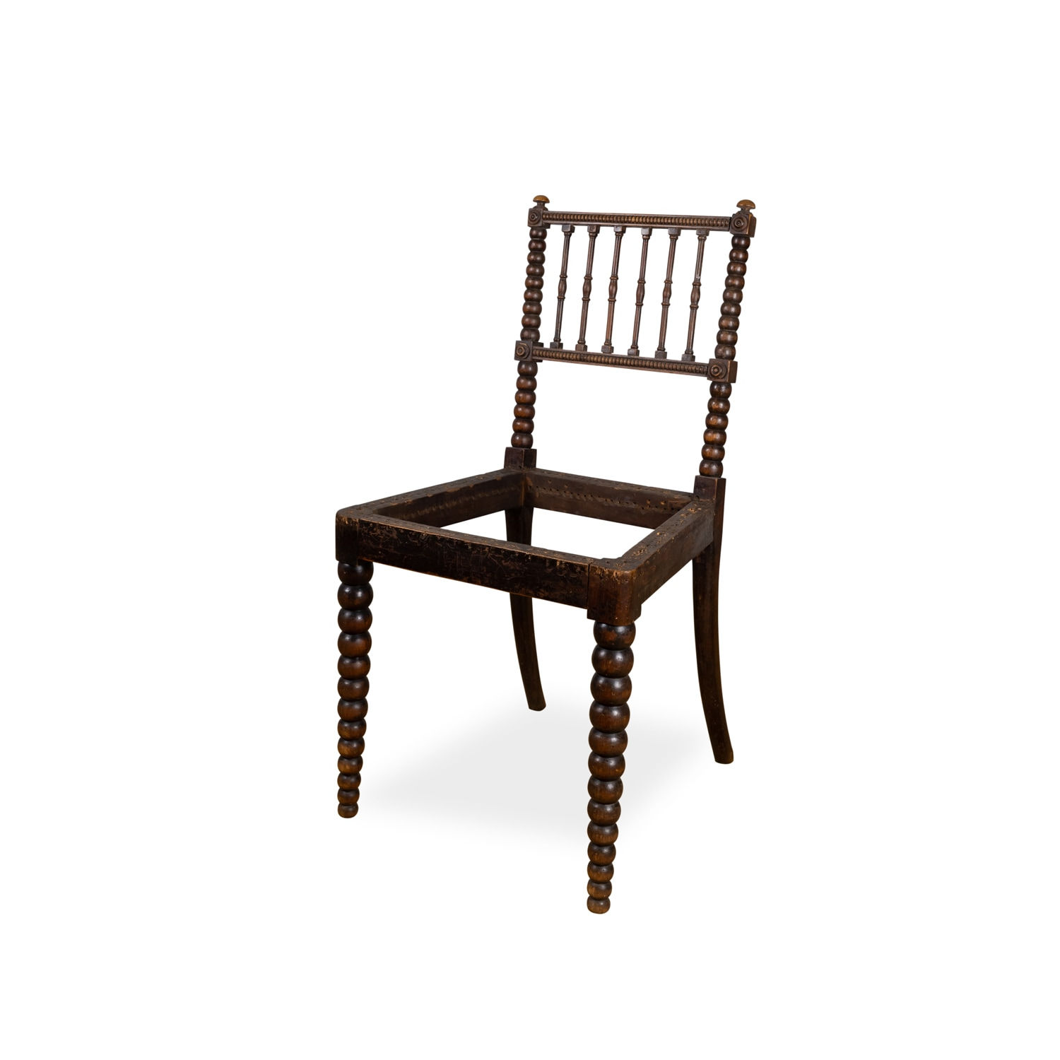 Bobbin Turned Side Chair by E.W. Godwin, Circa 1870