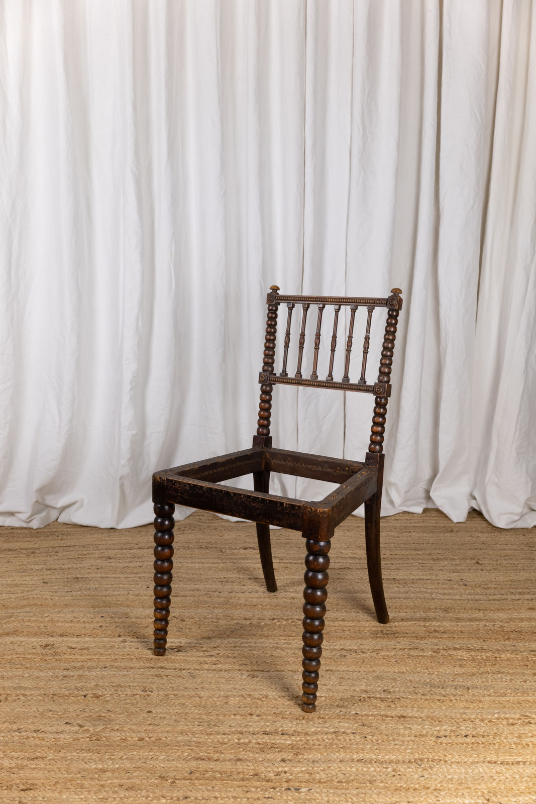 Bobbin Turned Side Chair by E.W. Godwin, Circa 1870