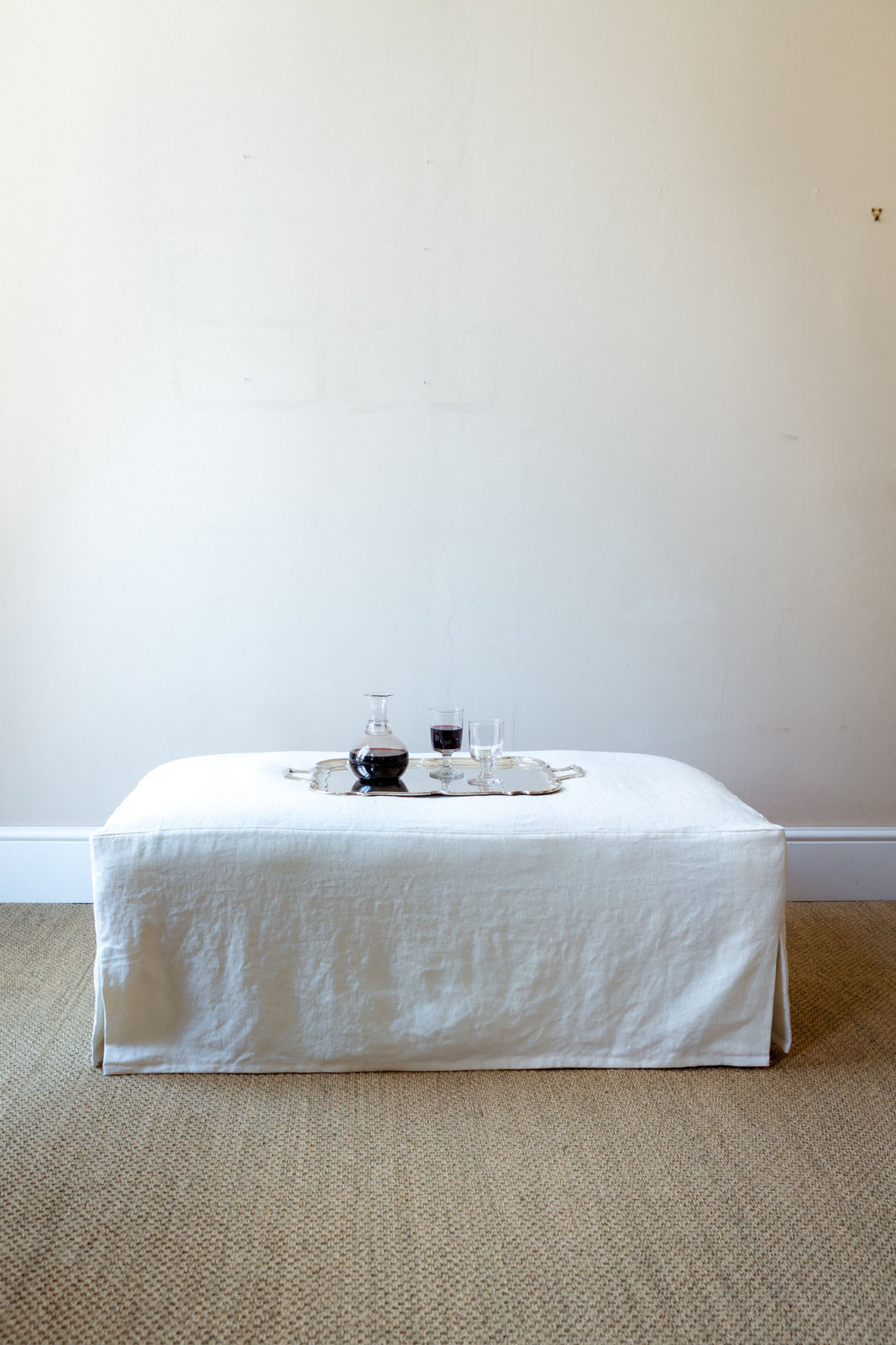 The Moreton Footstool with Loose Cover