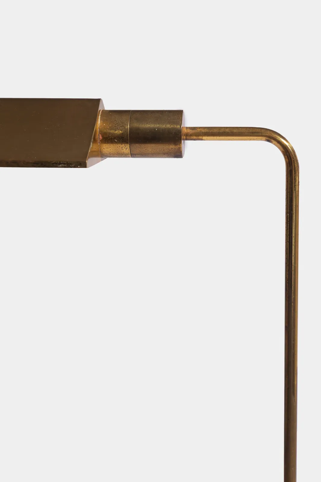 1970s French Adjustable Brass Reading Light