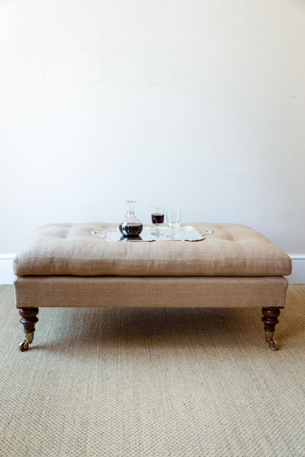 The Moreton Footstool with Loose Cover