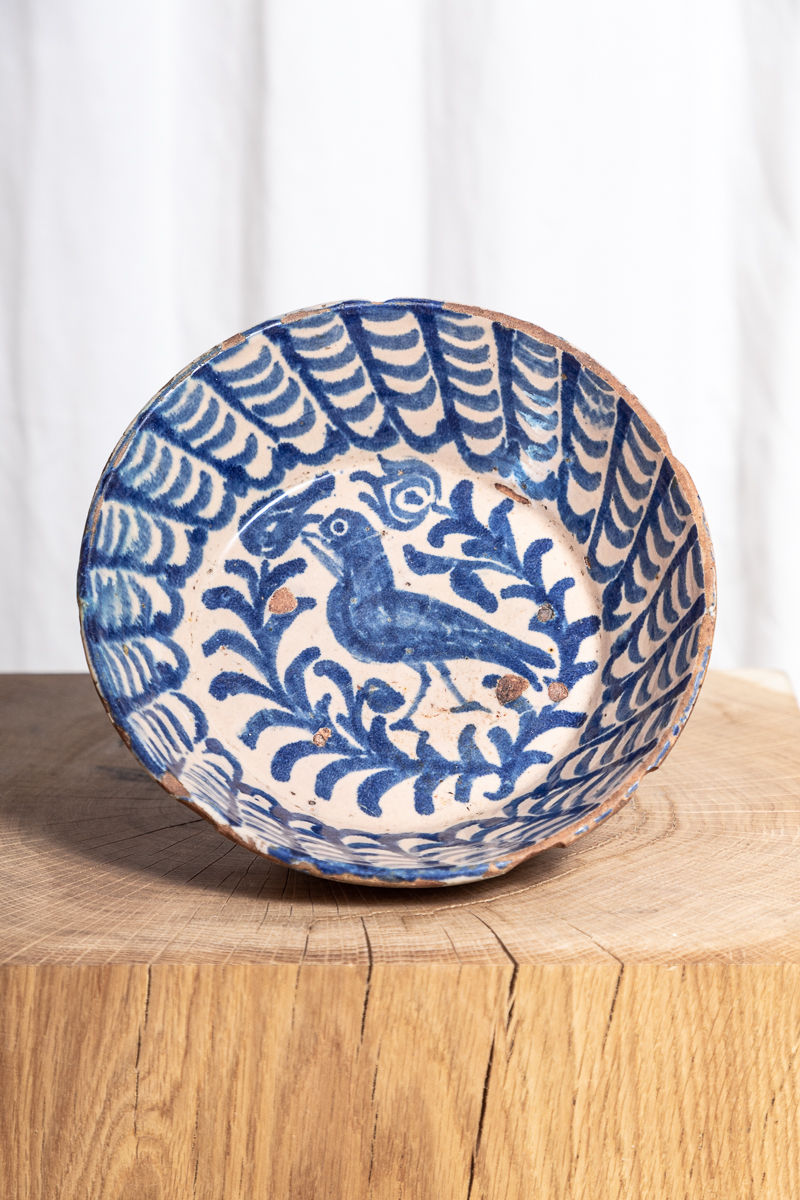 19th Century Spanish Fajalauza Bowl