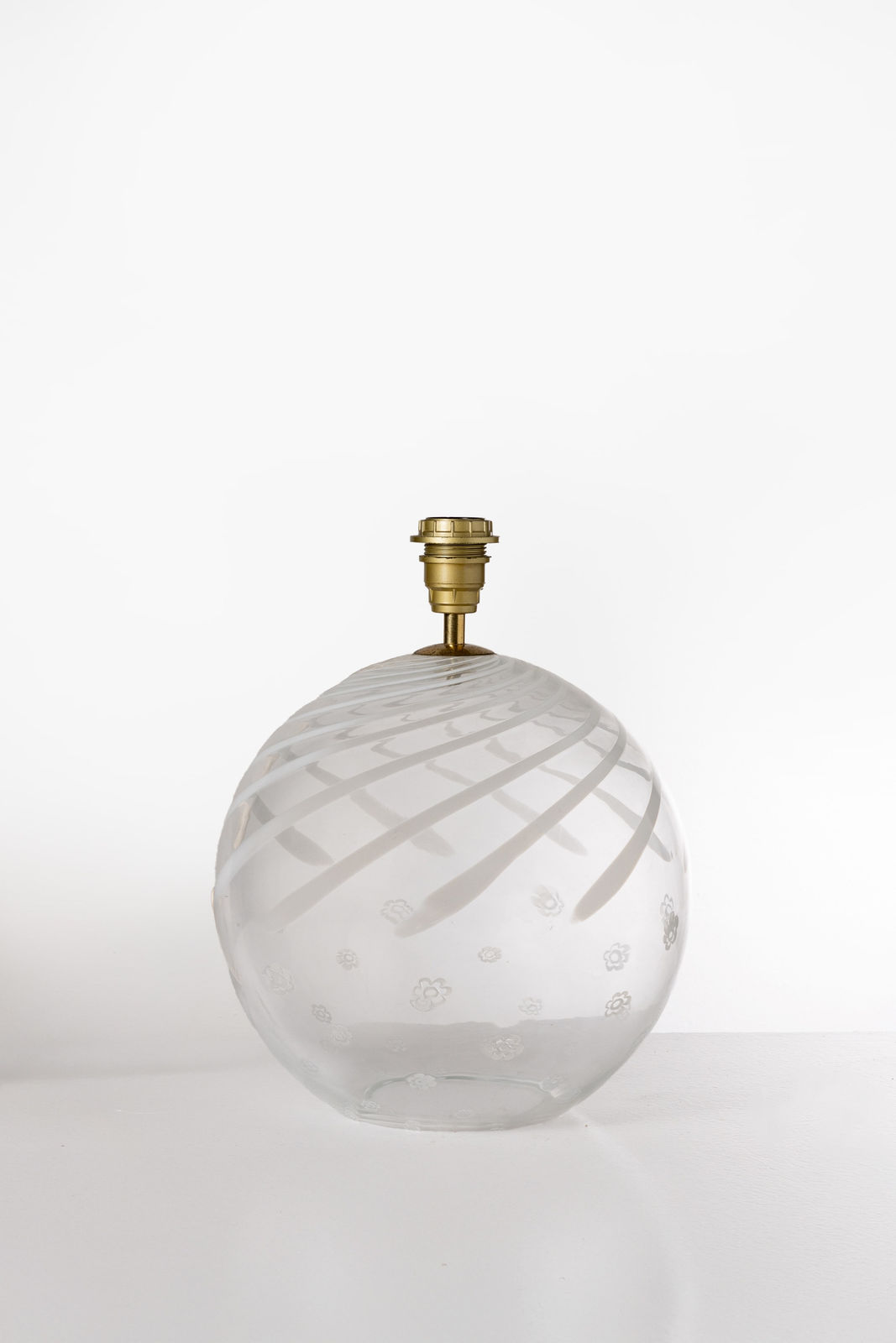 1970s Italian Murano Glass Globe Lamp