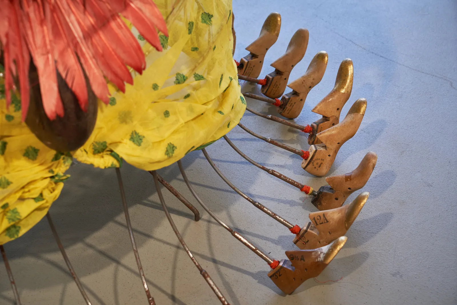 Rina Banerjee, Preternatural passage came from wet whiteness and mercantile madness, paid for circular migrations, she went thirty six directions that is all the more different, where empire threw her new born and heritage claimed as well, this lady bug was not scarlet her wound was rather shaped like garlic seemed colored, a bit more of sulfuric, could eat what was fungus her cloth punctuatedby tender greenness she seemed to be again pregnant. , 2011