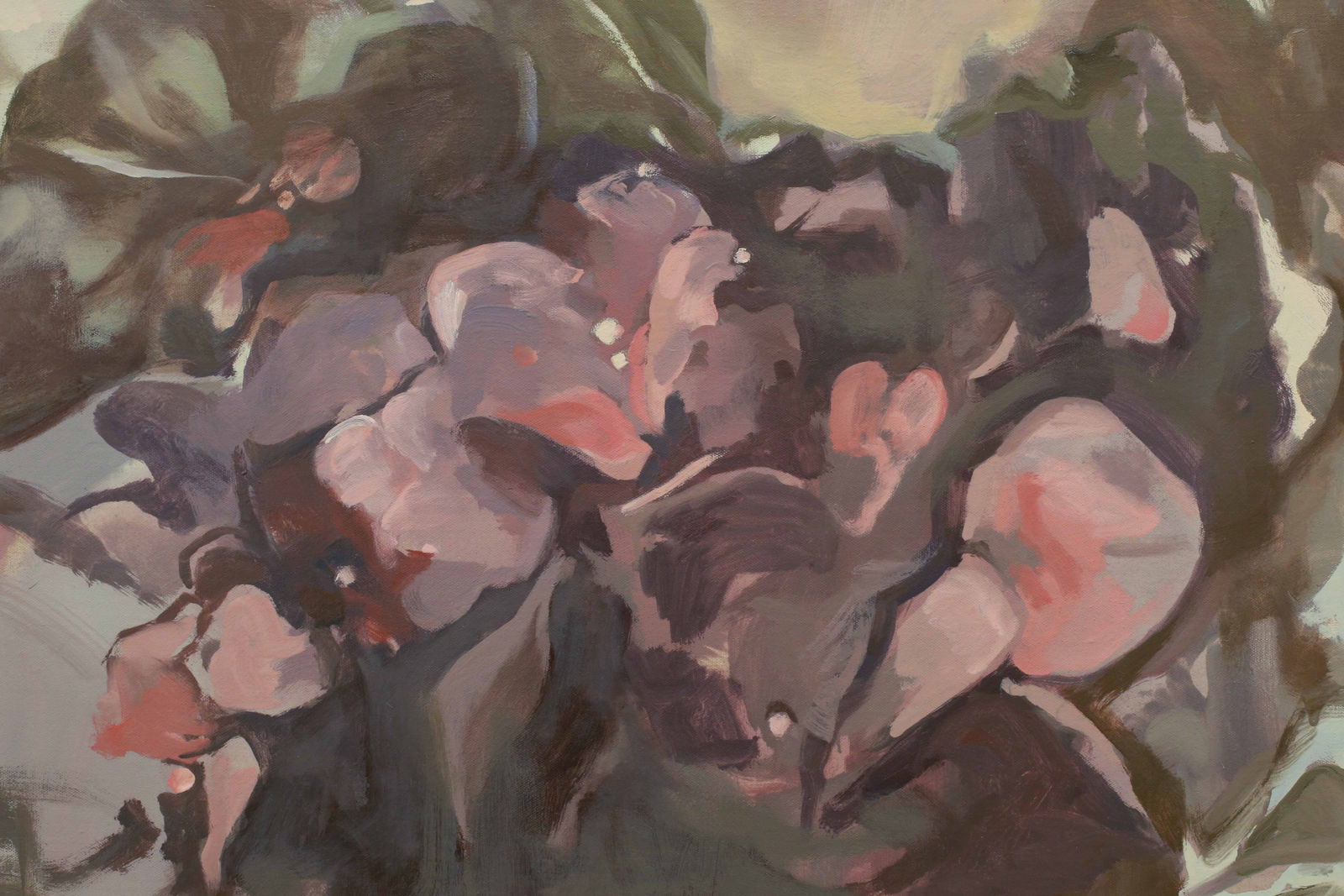 Hilmi Johandi, Landscapes and Paradise VI (View of a garden with a cascading waterfall), 2020