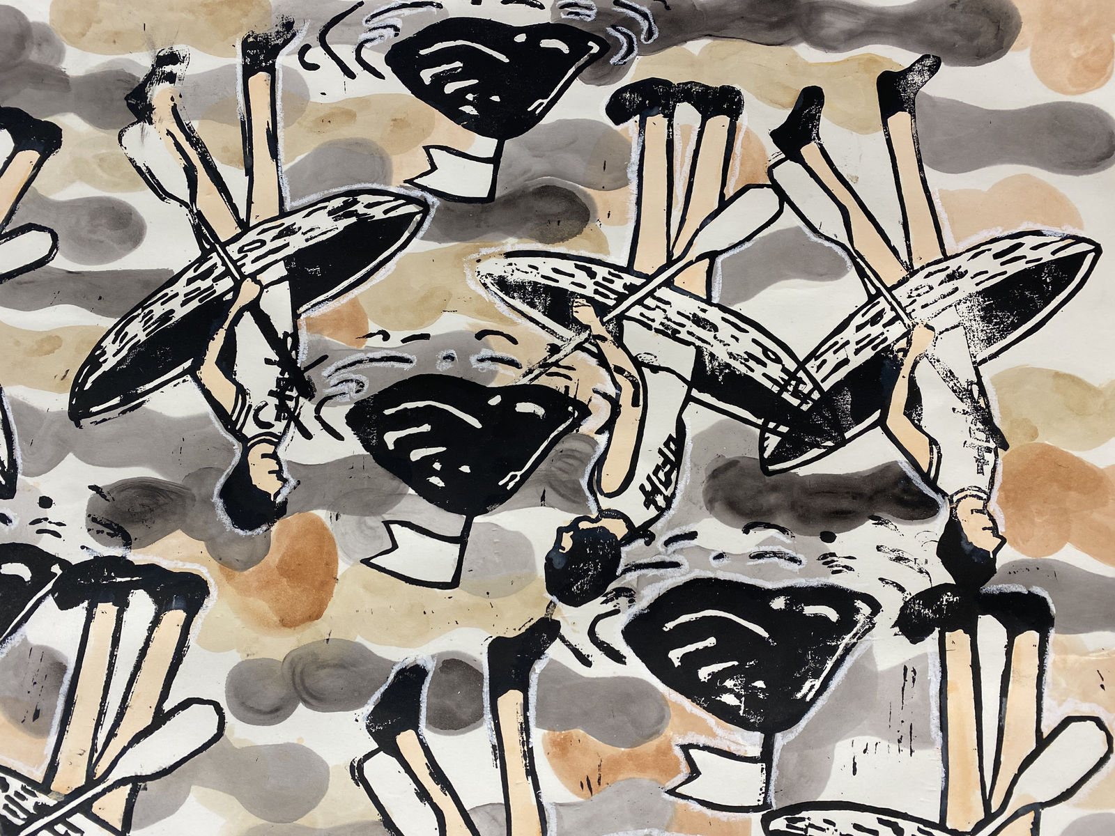 Akira the Hustler, Islands (And People) in an Ocean Current, 2020