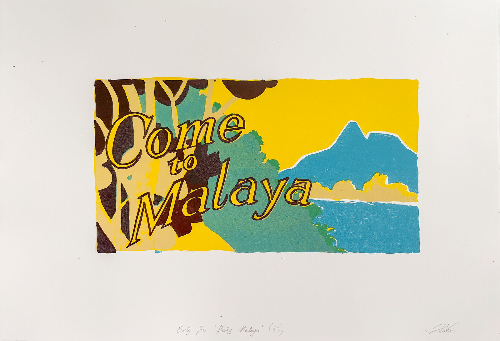 Hilmi Johandi, Study for Seeing Malaya (#3), 2023