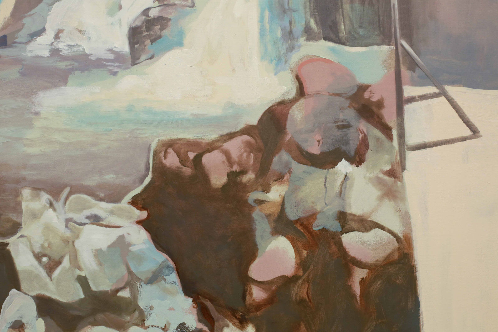 Hilmi Johandi, Landscapes and Paradise VI (View of a garden with a cascading waterfall), 2020