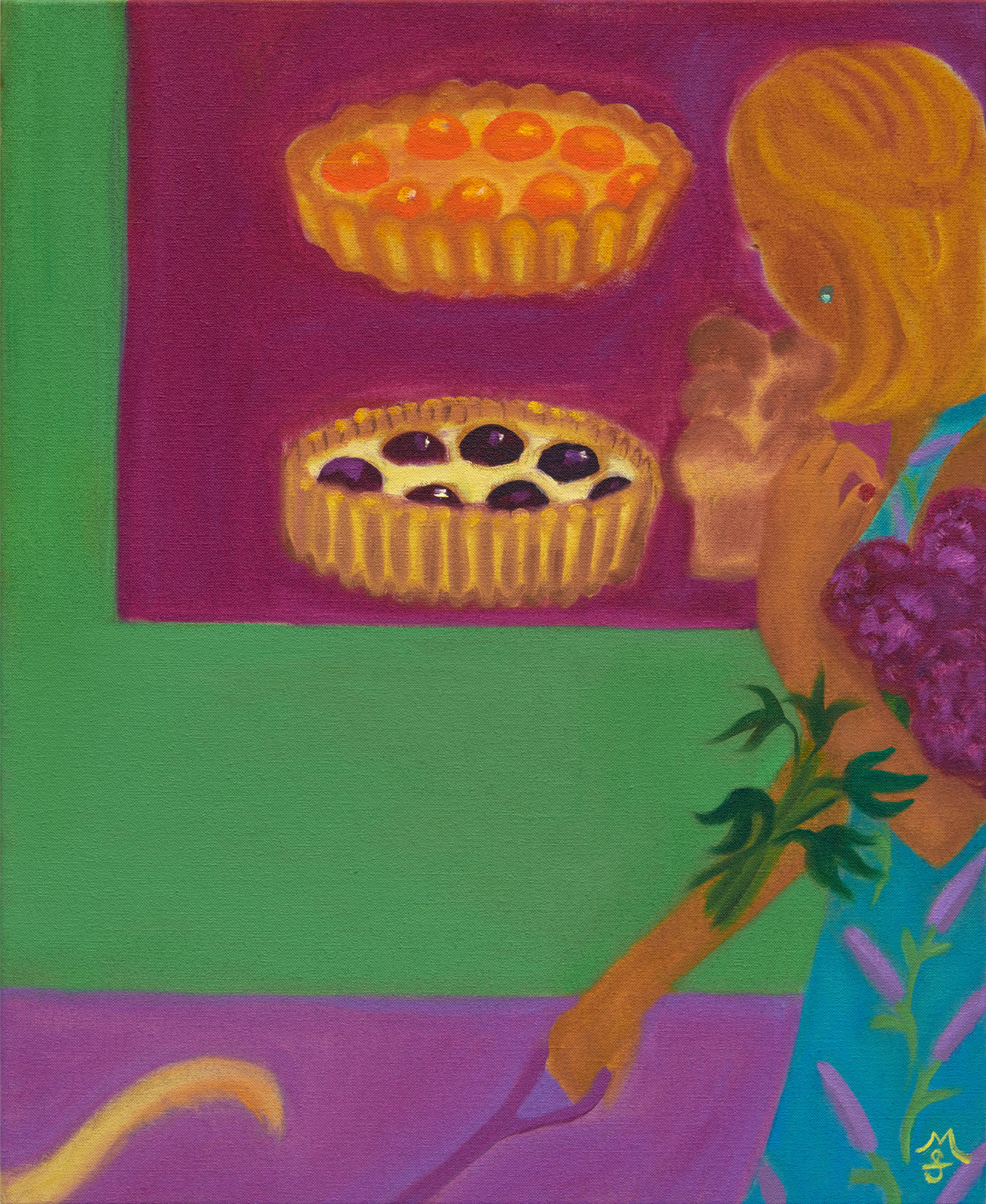 Maria Farrar, Plum frangipane, 2021