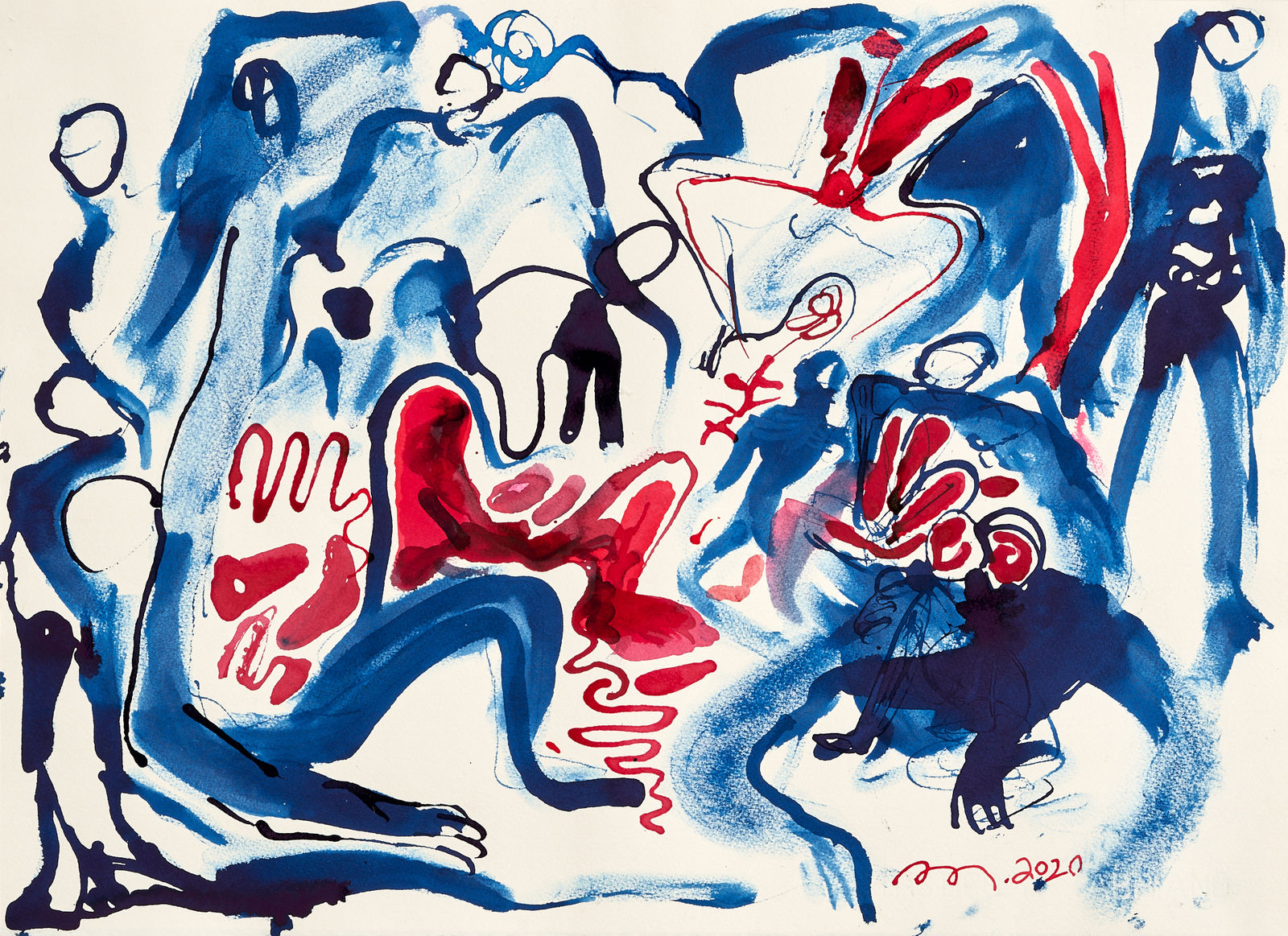 Tang Dixin, Sea of people, 2020