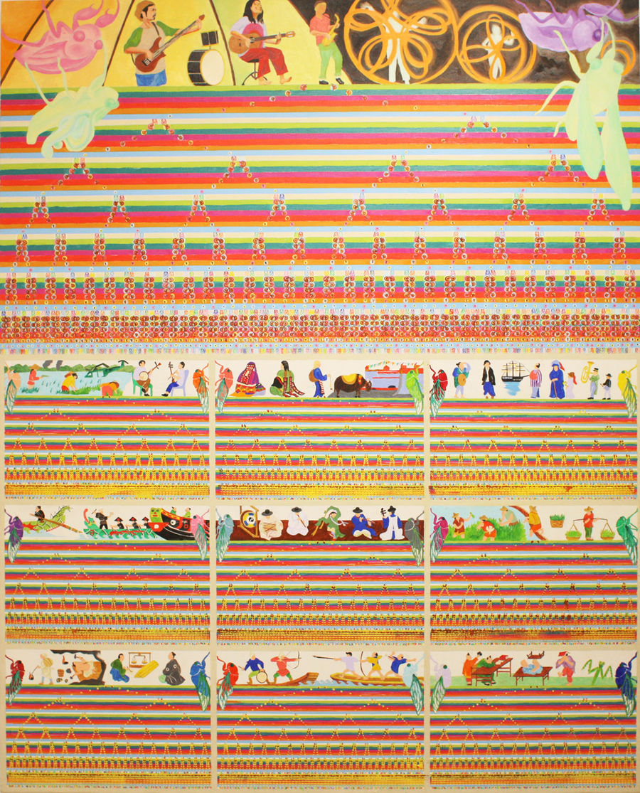 Nobuaki Takekawa, Cicada's eclosion and I: 500 years #2, 2008