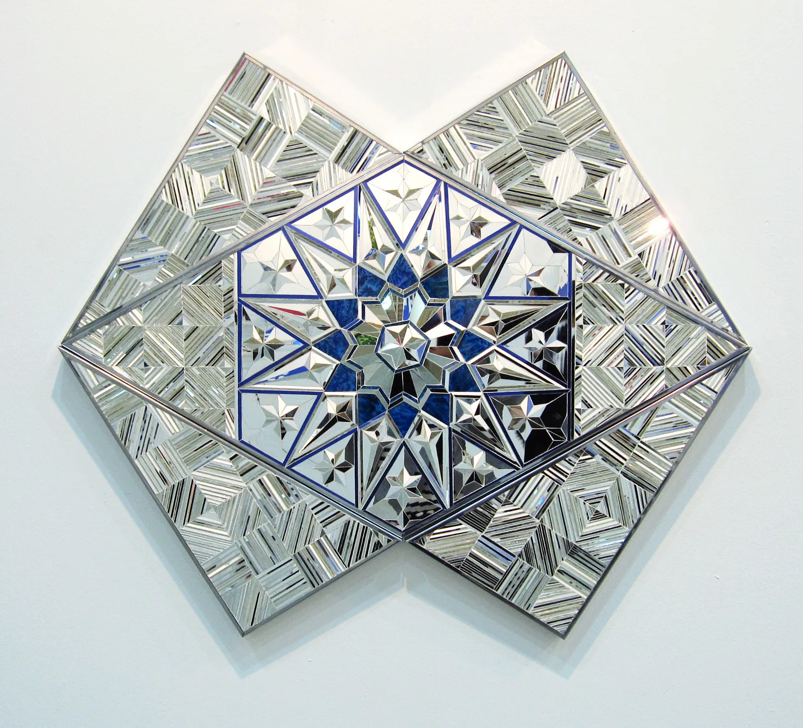 Monir Shahroudy Farmanfarmaian, Untitled (blue), 2010