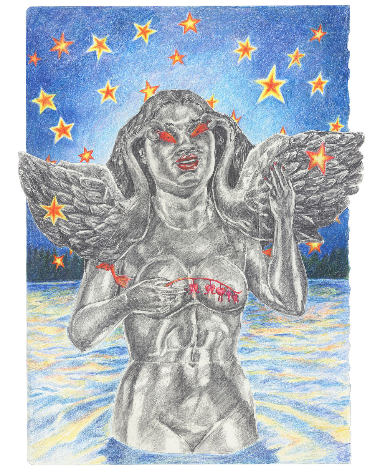 Anthony Peyton Young, Euphoric Splendor: Odile's Vision, 2022