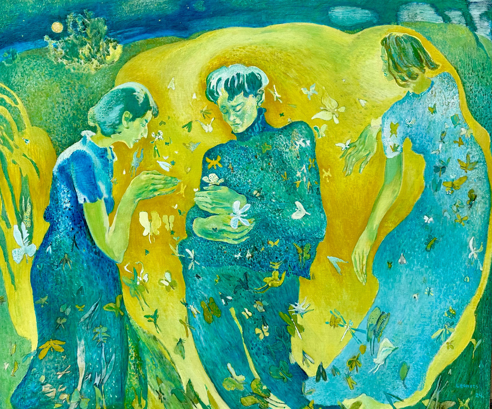 YAROSLAV LEONETS, Whisper of thoughts , 2024