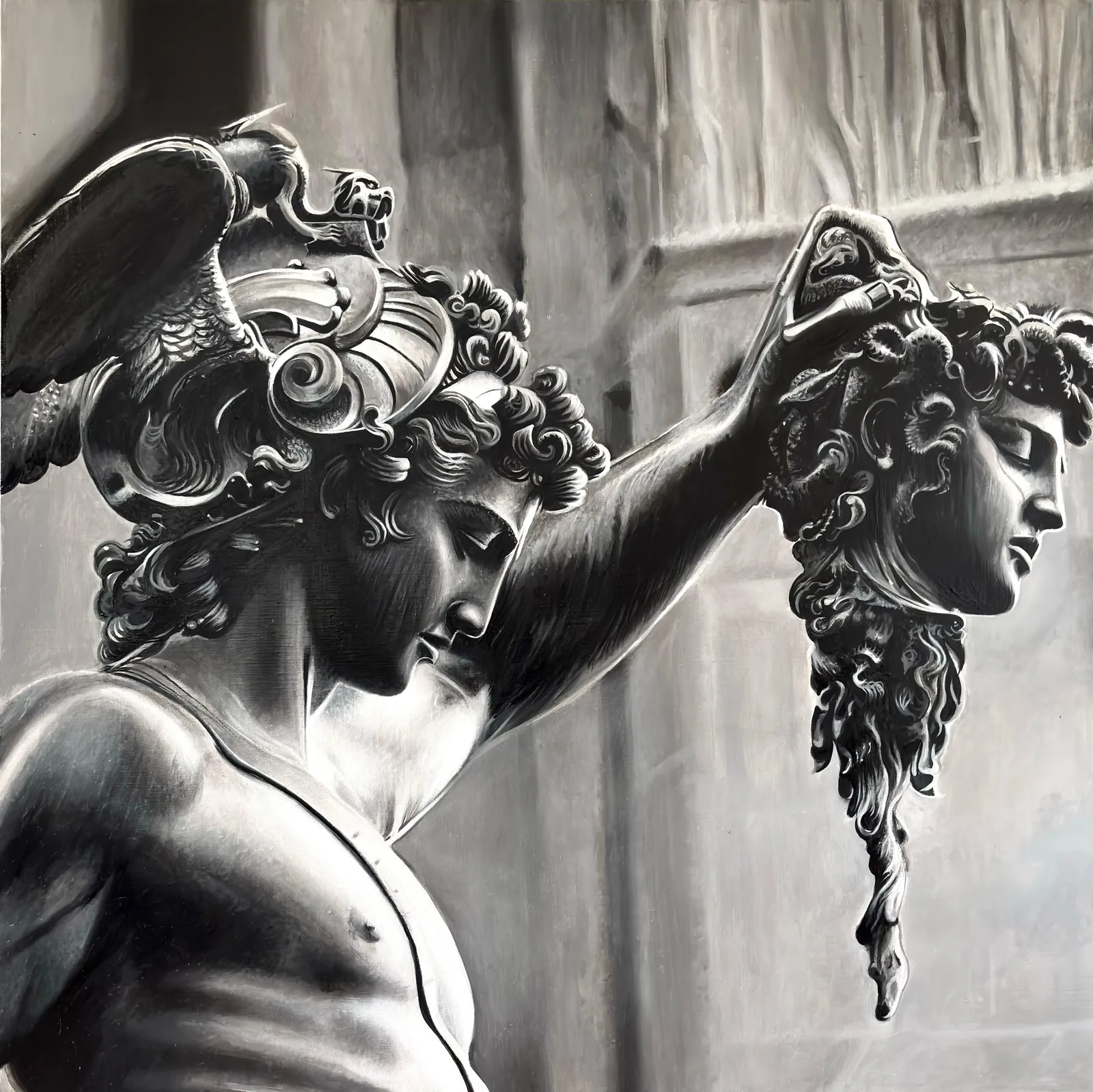 Clément Verdière, Persée tenant la tête de Méduse, 2026