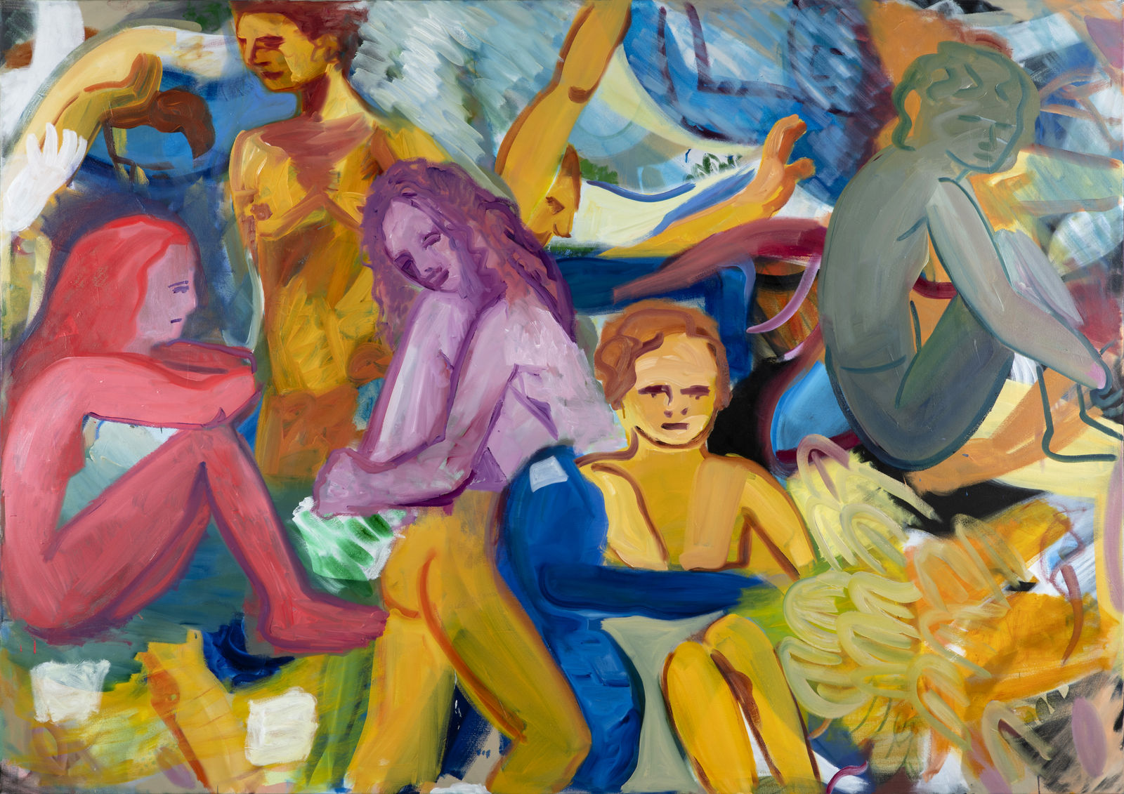Sara Benninga, all together (sitters) , 2025