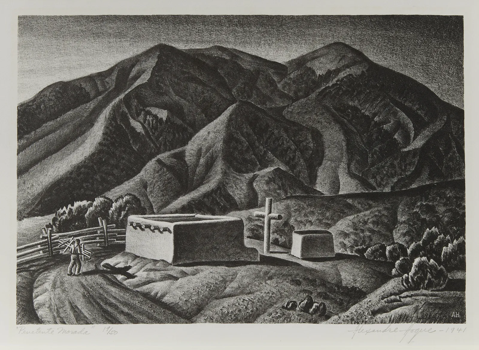 Alexandre Hogue, Penitente Morada, d. 1941