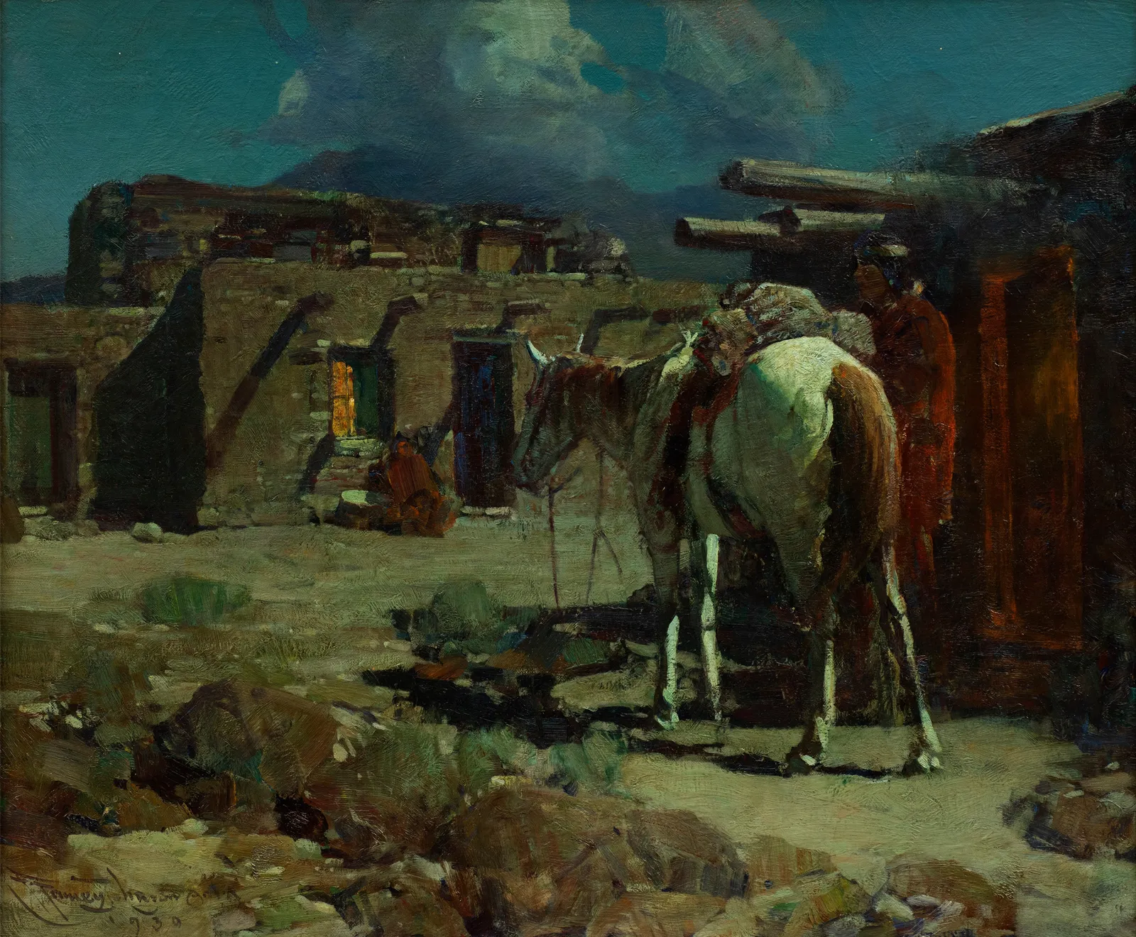 Frank Tenney Johnson, Night in Hopi Land, d. 1939