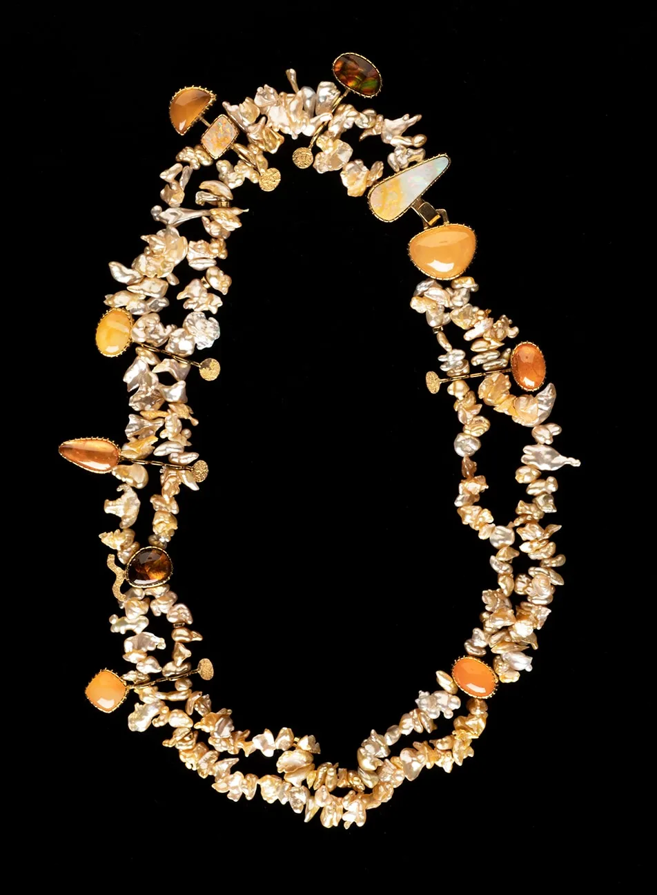Yazzie Johnson and Gail Bird, Necklace, d. 2023