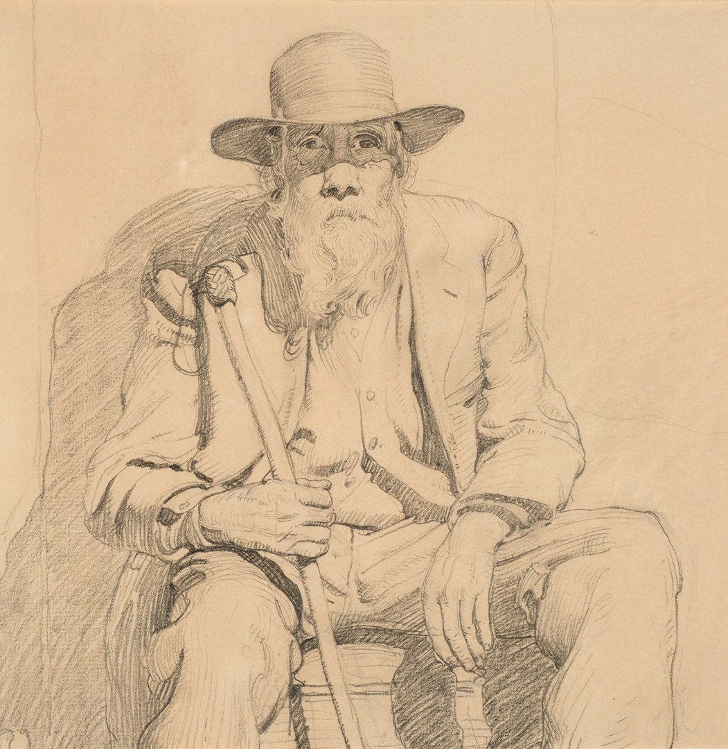 E. Martin Hennings, Study for "The Sheepherder"