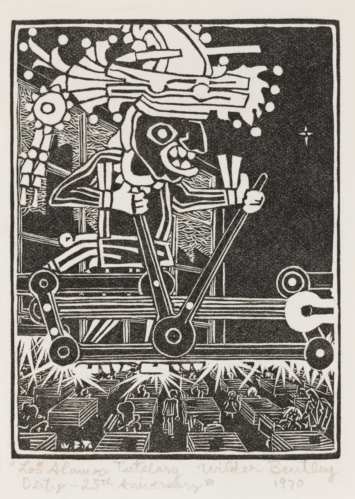 Wilder Bentley, "Los Alamos Tutelary Deity – 25th Anniversary", d. 1970