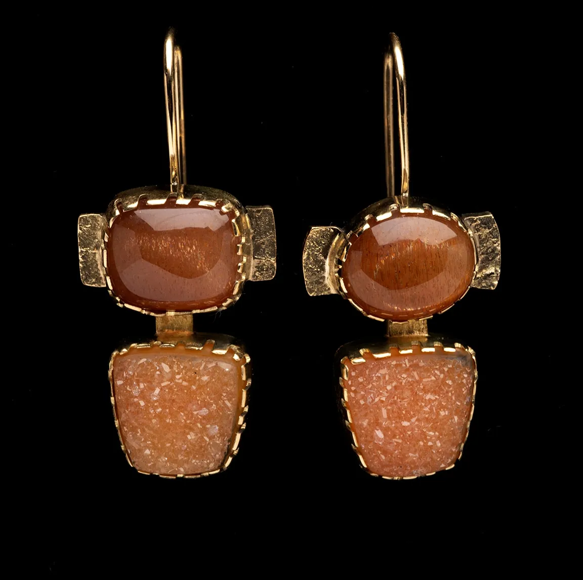 Yazzie Johnson and Gail Bird, Earrings, d. 2024