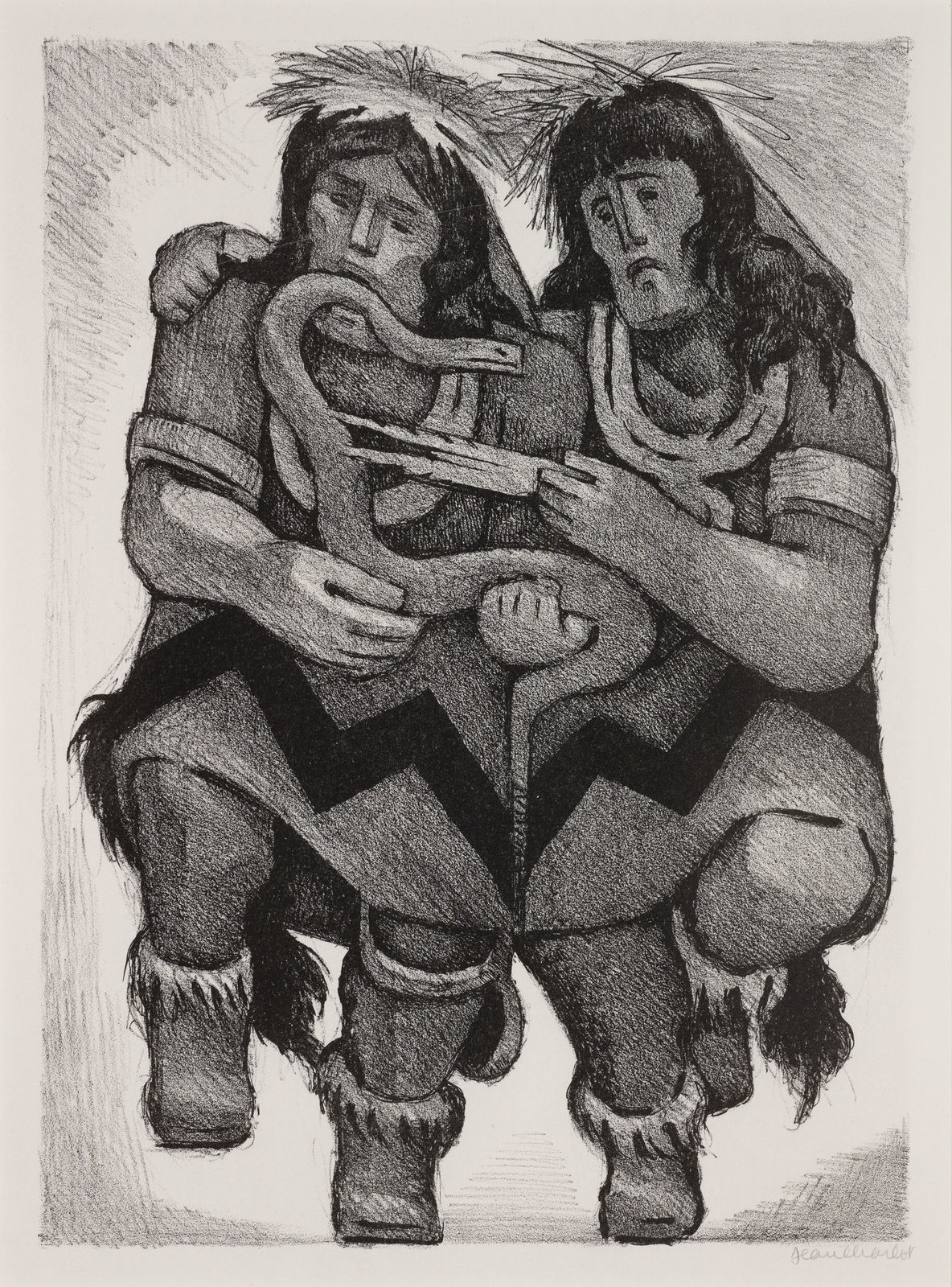 Jean Charlot, Indian Snake Dance