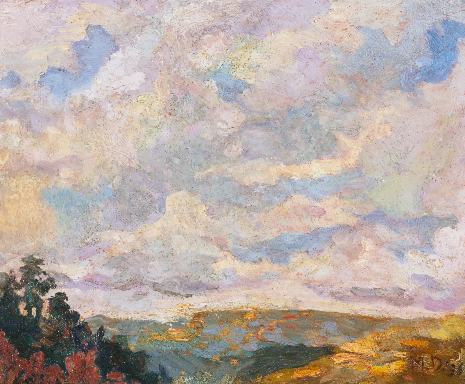 Maynard Dixon, Sierra Nevadas from Lake Tahoe, d. 1936